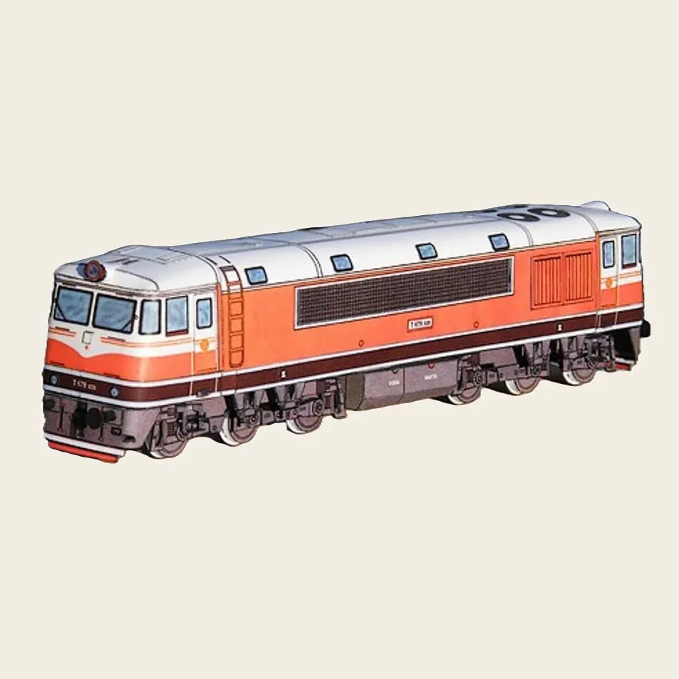 Papierový model Dieselová lokomotíva T679.020